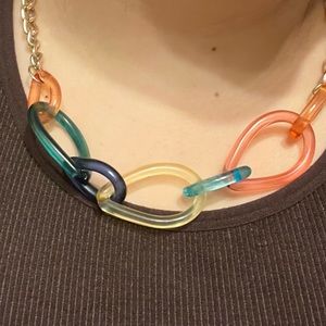MADEWELL colorful chain necklace